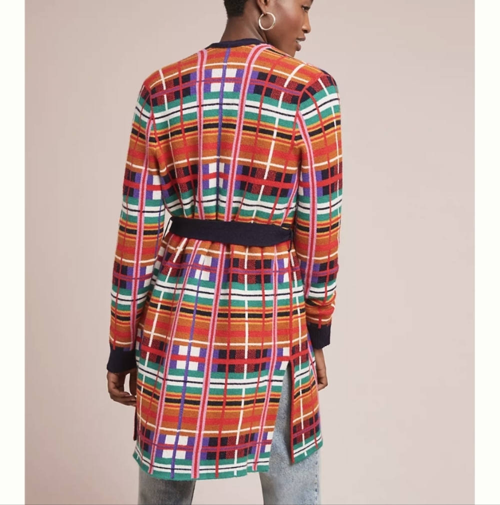Anthropologie x Moth Williston Plaid Cardigan - Picture 2 of 9